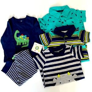 NWT Four outfits by Little Joy and Carters all brand new